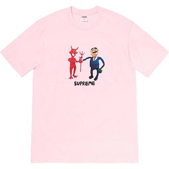 Camiseta Supreme Business Tee Rosas | CO375NB