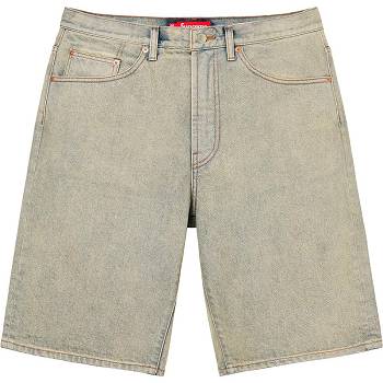 Pantalones Cortos Supreme Baggy Denim Kaki | CO234FM
